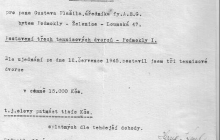 Účet za vybudování třech tenisových dvorců